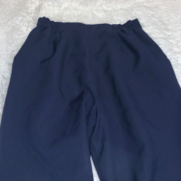 Vintage Navy High Waist Trouser Pants Size 12 Average - Picture 7 of 11